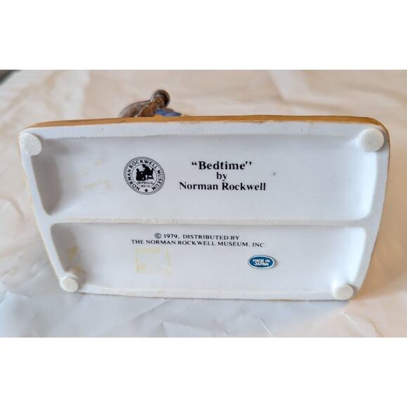 Norman Rockwell "Bedtime" Collection Plate Figurine Bell Mug Nursery Decoration - Picture 4 of 12